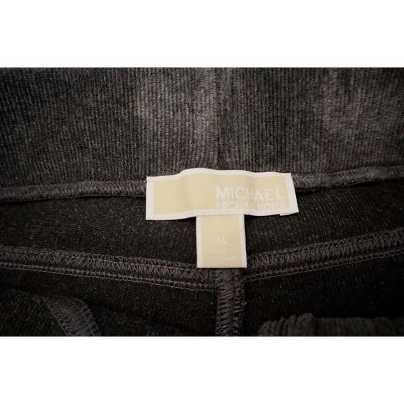 Michael Kors QH3308R0F4 Women Sz XL Gray Hi-Rise Skinny Pull-On Corduroy Pants - Picture 8 of 12